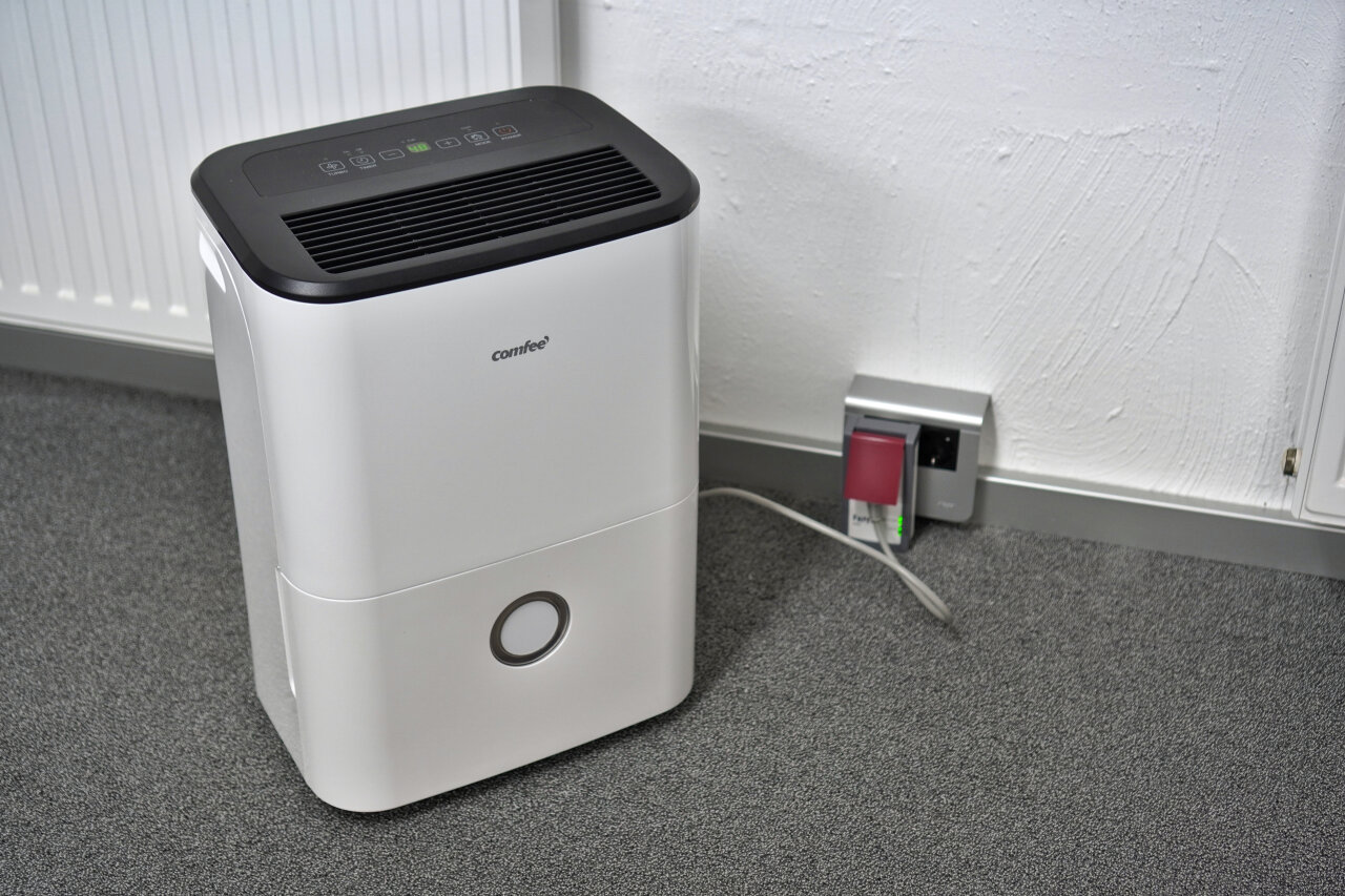 Image showing a dehumidifier and a power-outlet.